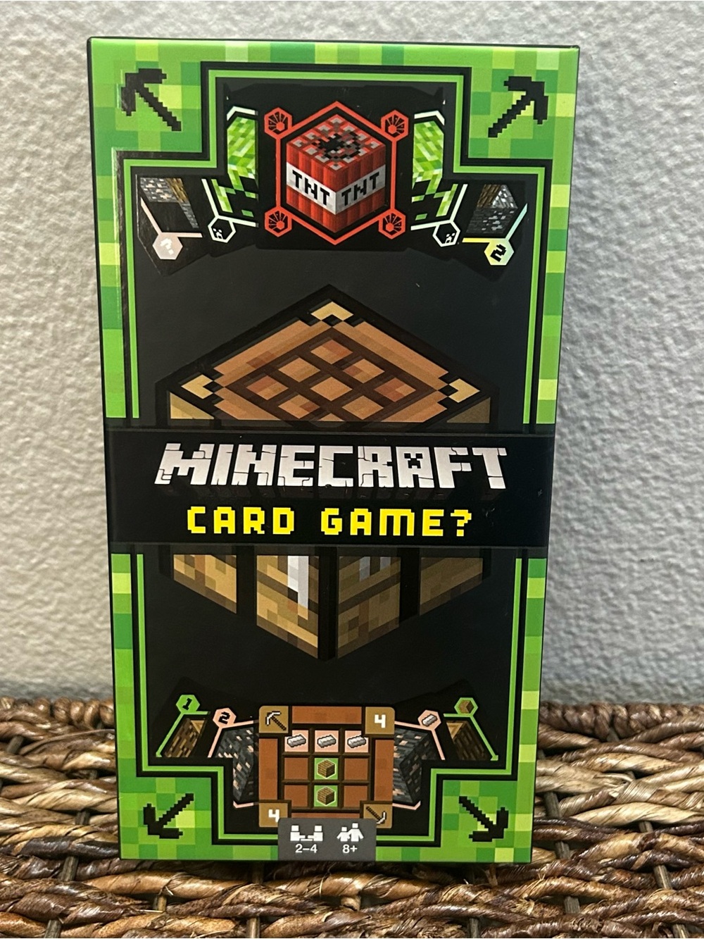 Mattel Official Minecraft Card Game Mojang 2015 New Opened Box Complete